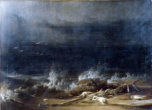 Joshua Shaw The Deluge Towards Its Close - Hand Painted Oil Painting