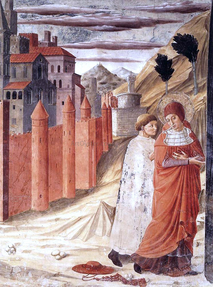 Benozzo Di Lese di Sandro Gozzoli The Departure of St Jerome from Antioch - Hand Painted Oil Painting