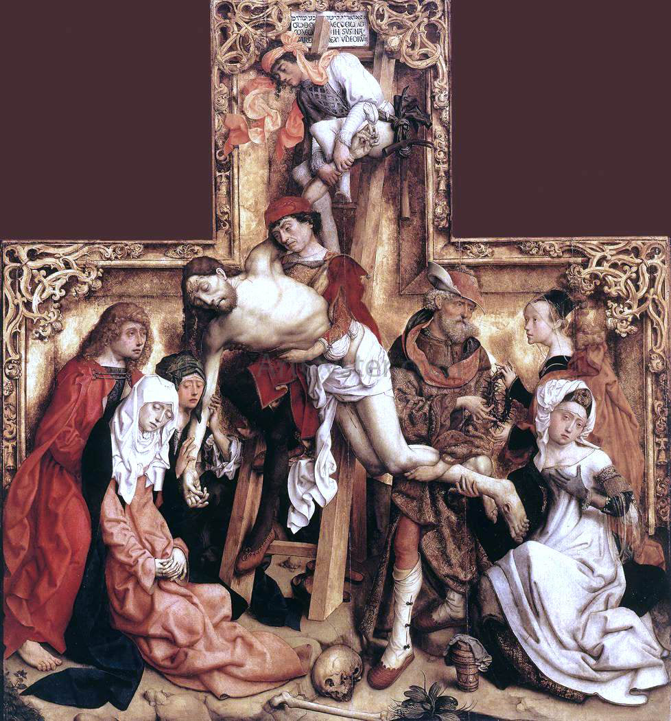  Master Bartholomew Altar The Descent from the Cross - Hand Painted Oil Painting