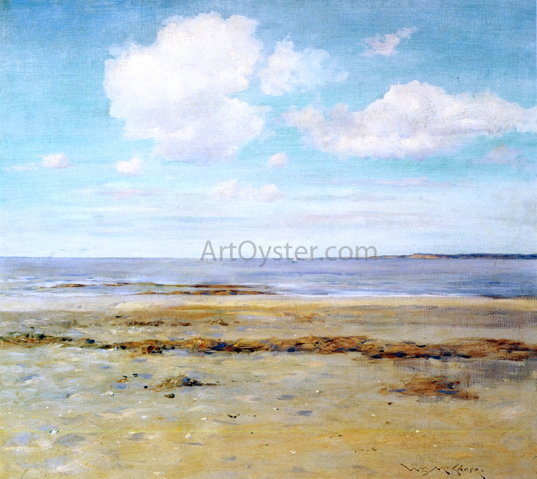 William Merritt Chase The Deserted Beach - Hand Painted Oil Painting