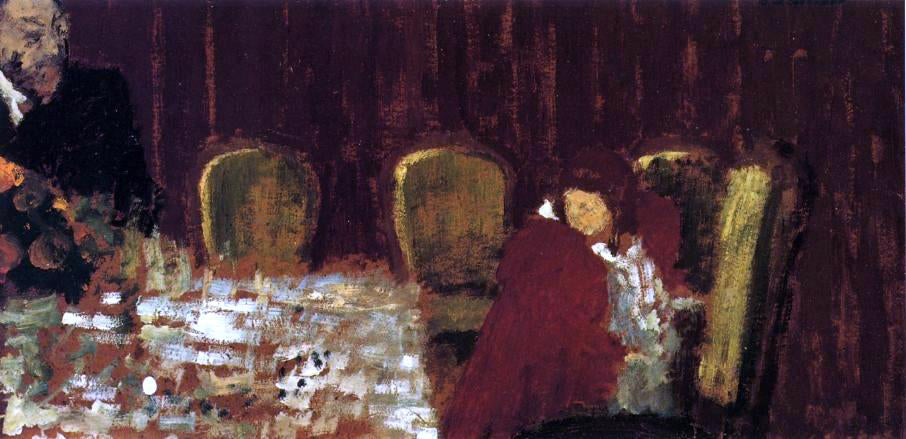 Edouard Vuillard The Dining Room - Hand Painted Oil Painting
