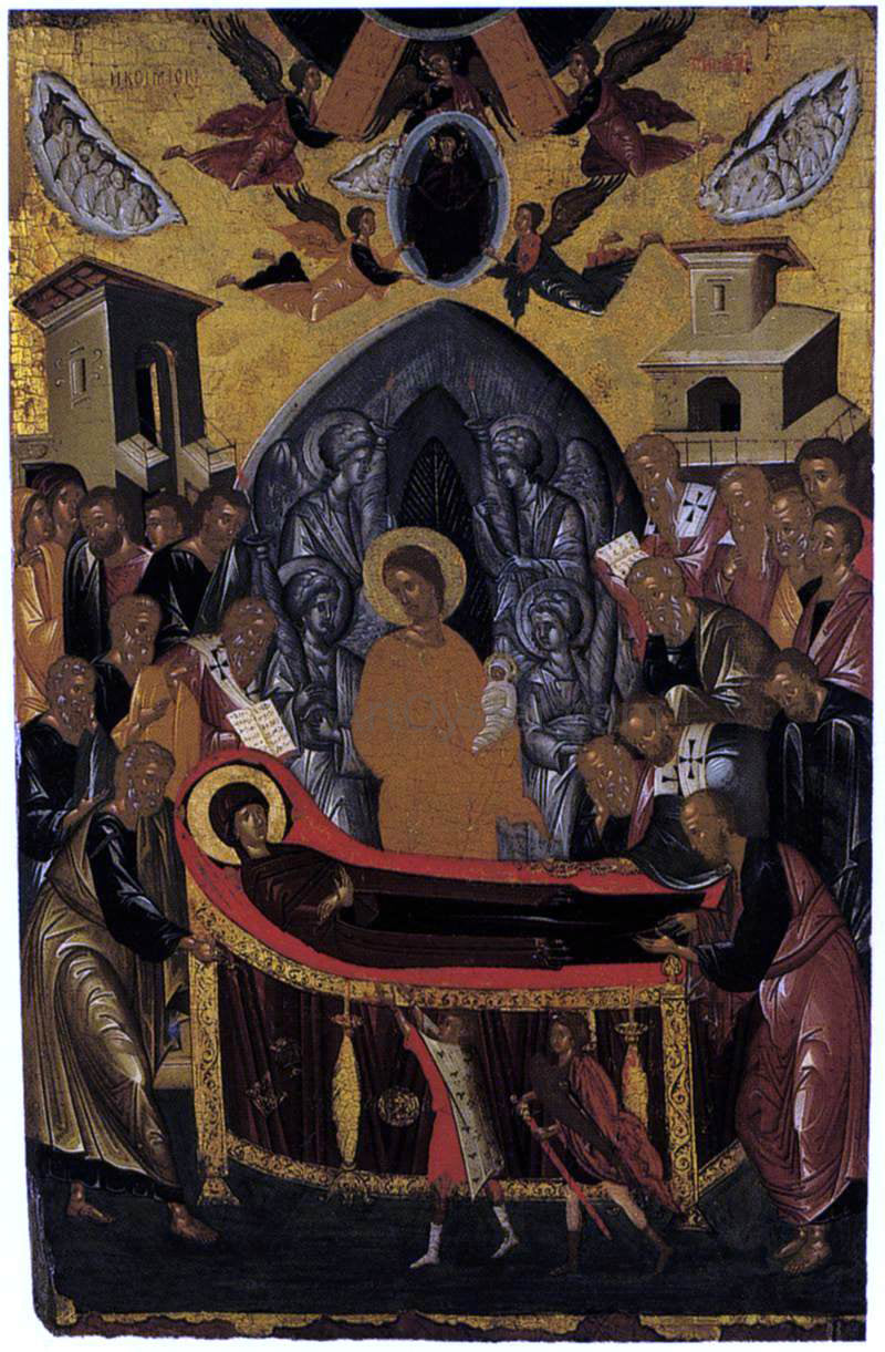 Andreas Ritzos The Dormition of the Virgin - Hand Painted Oil Painting