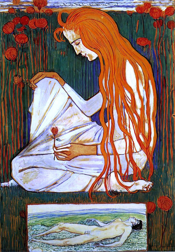 Ferdinand Hodler A Dream - Hand Painted Oil Painting