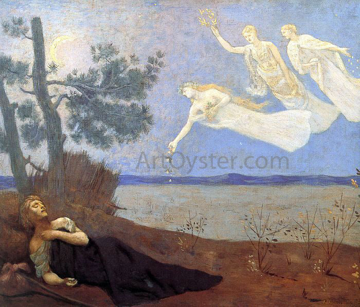 Pierre Puvis De Chavannes The Dream - Hand Painted Oil Painting