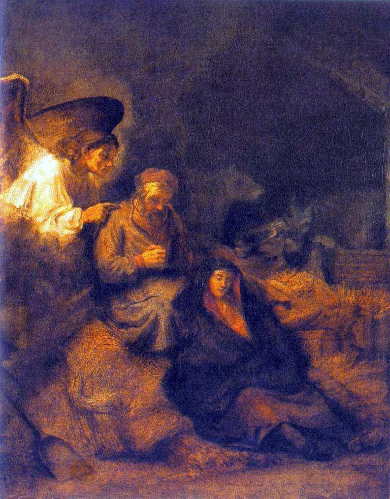 Rembrandt Van Rijn The Dream of St Joseph - Hand Painted Oil Painting