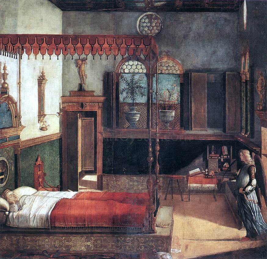 Vittore Carpaccio The Dream of St. Ursula - Hand Painted Oil Painting