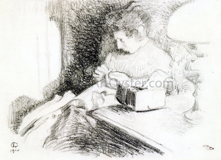 Georges Lemmen The Dressmaker - Hand Painted Oil Painting