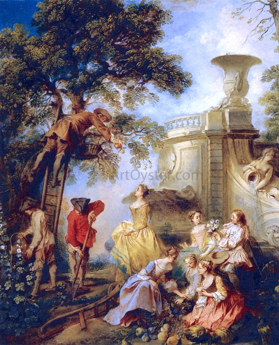 Nicolas Lancret The Earth - Hand Painted Oil Painting