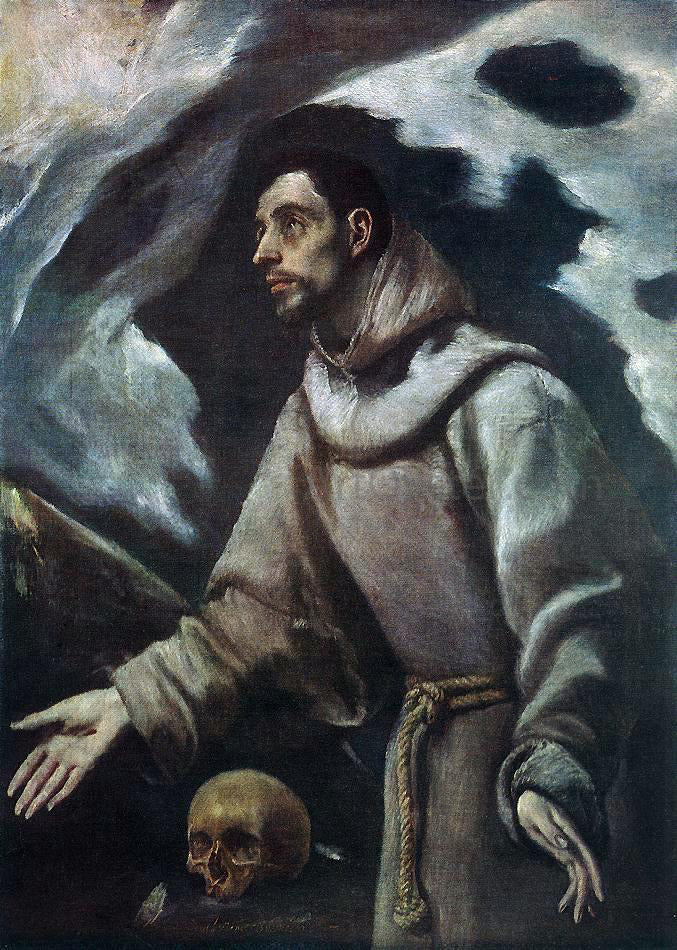 El Greco The Ecstasy of St Francis - Hand Painted Oil Painting