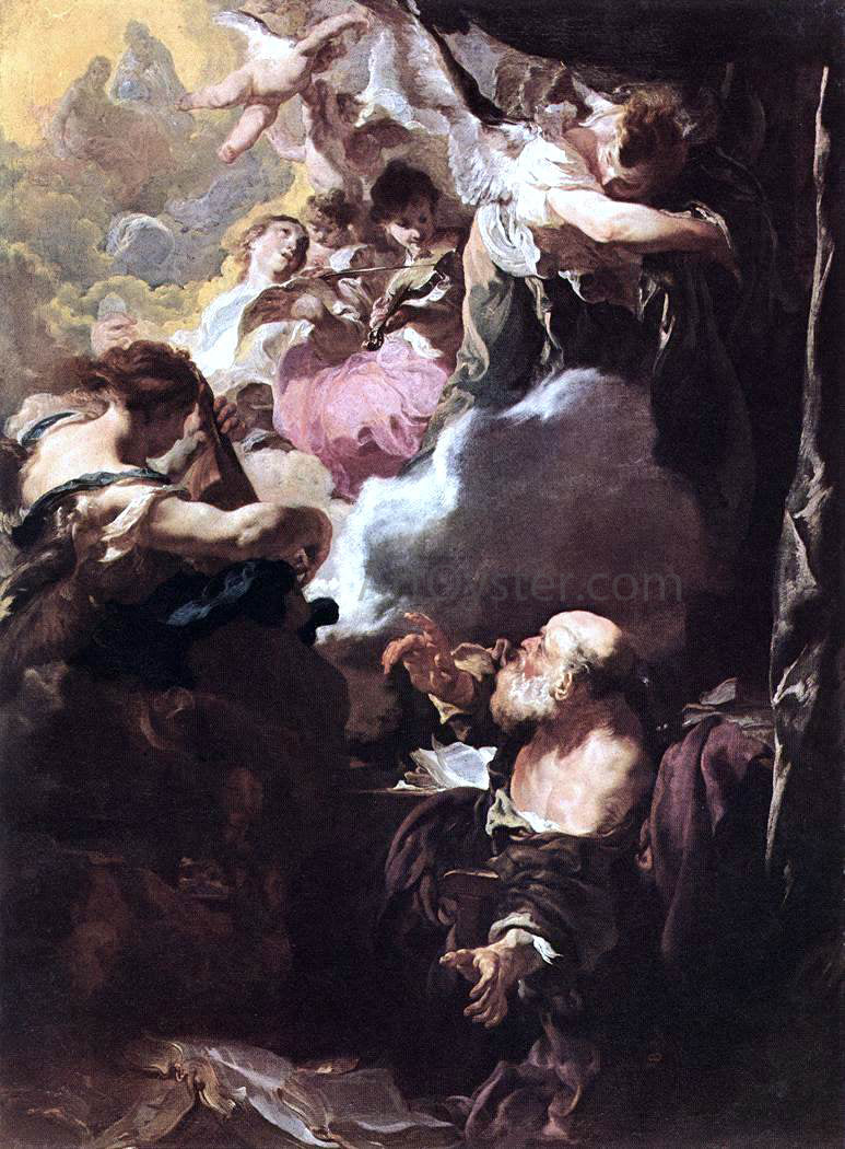 Johann Liss The Ecstasy of St Paul - Hand Painted Oil Painting