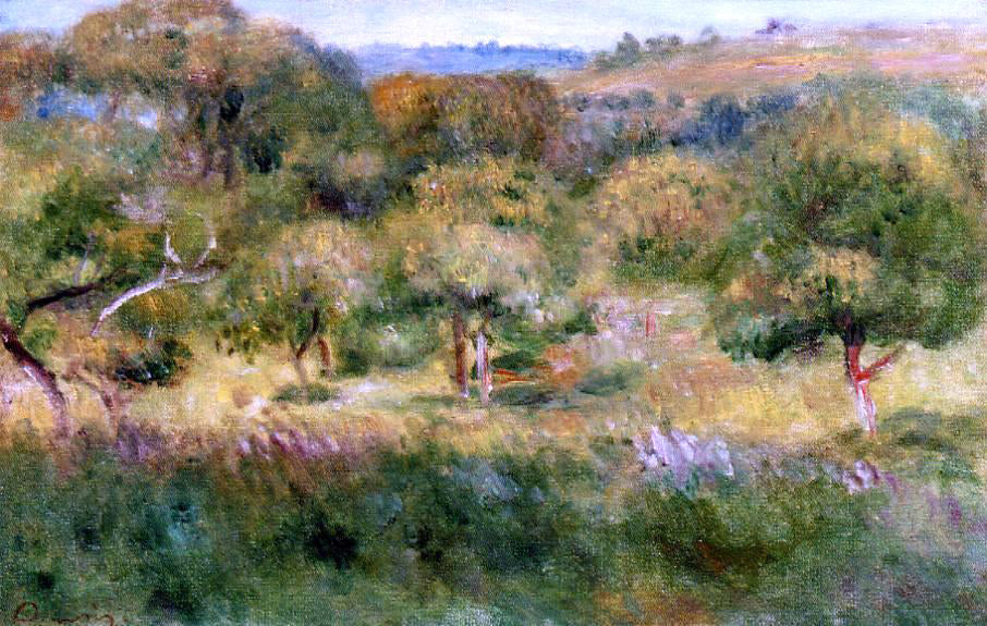  Pierre Auguste Renoir The Edge of the Forest in Brittany - Hand Painted Oil Painting