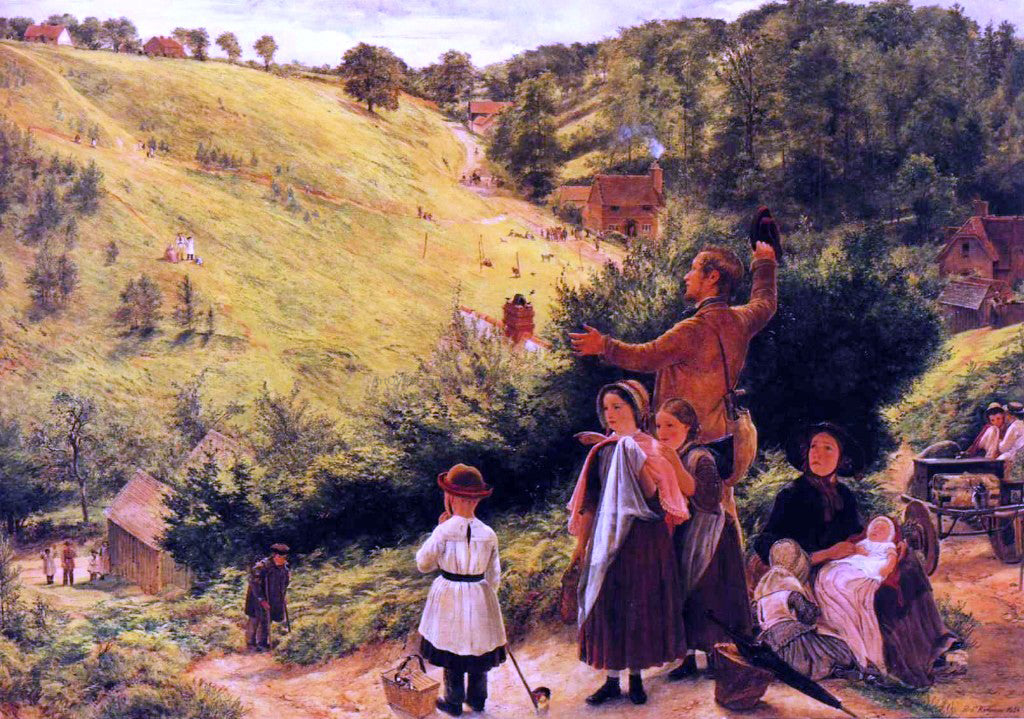 Richard Redgrave The Emigrants' Last Sight of Home - Hand Painted Oil Painting