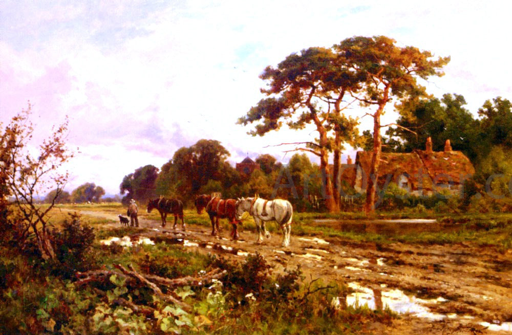Henry Hillier Parker The End Of The Day - Hand Painted Oil Painting