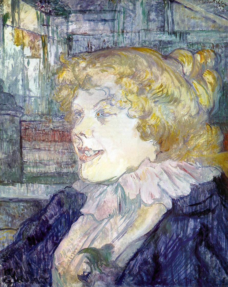 Henri De Toulouse-Lautrec The English Girl from the 'Star', Le Havre - Hand Painted Oil Painting