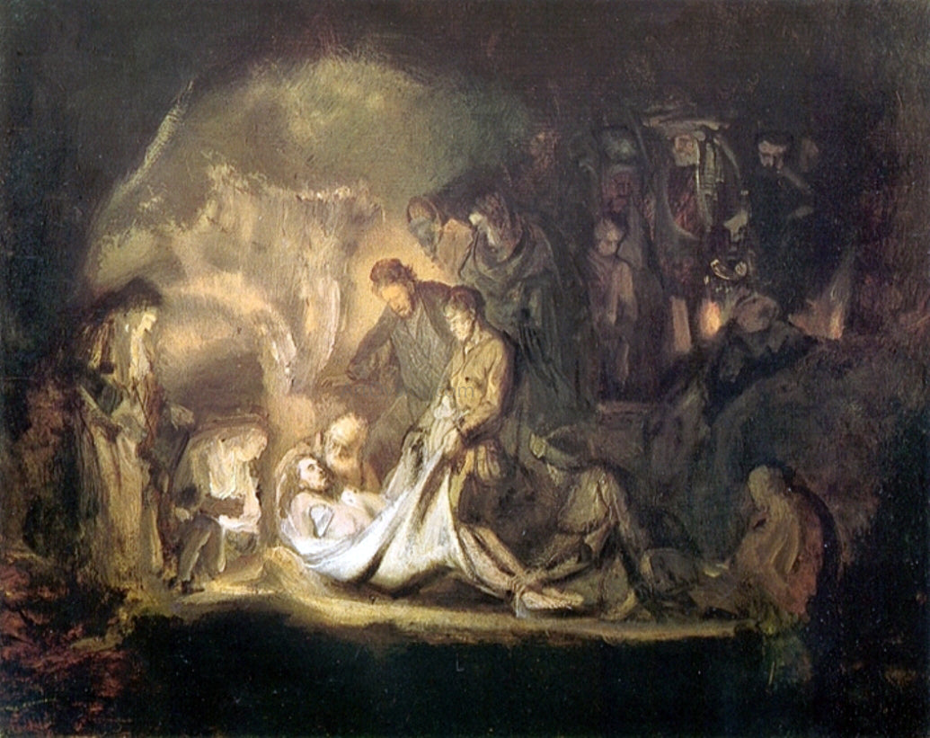 Rembrandt Van Rijn The Entombment - Hand Painted Oil Painting