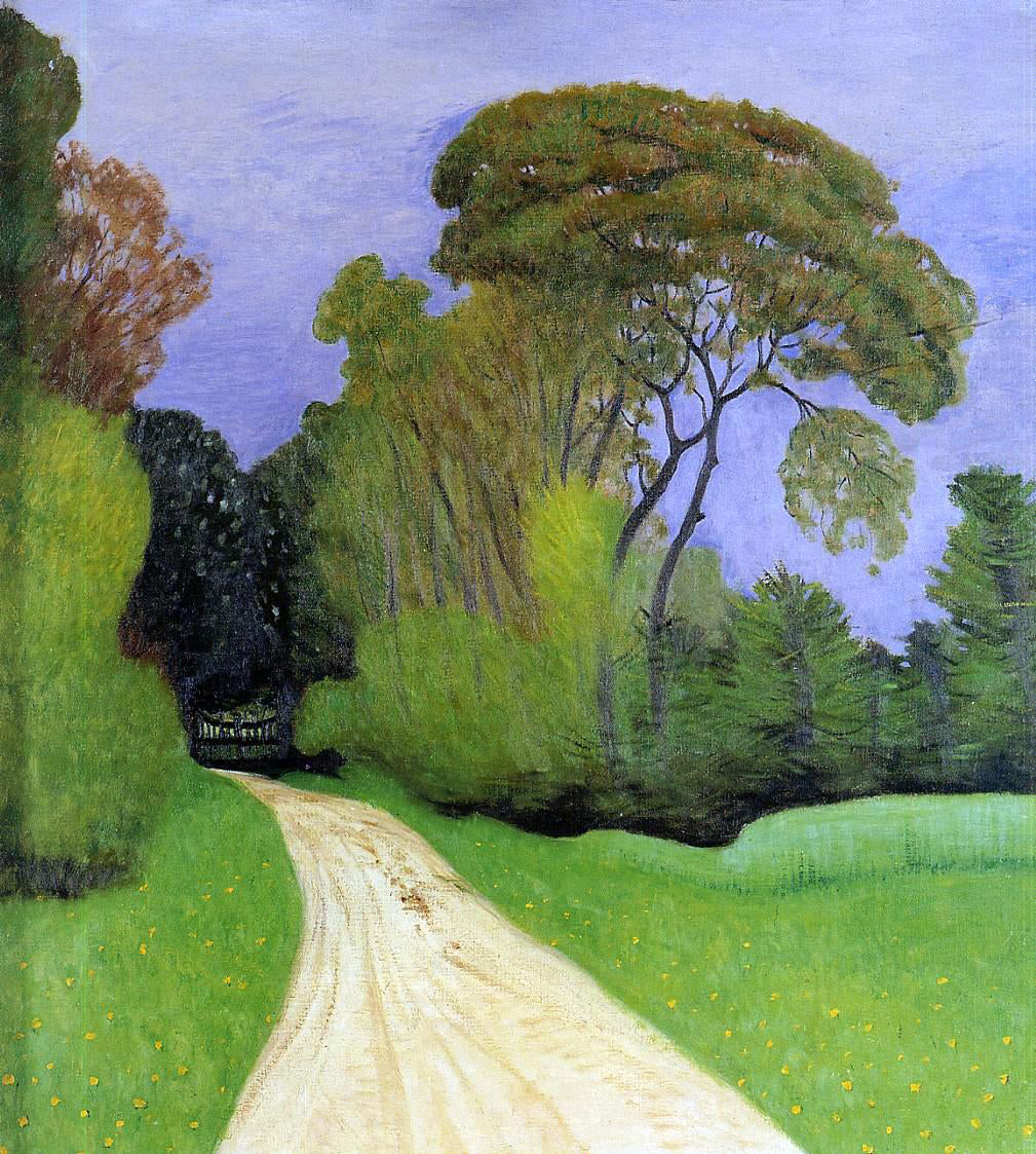 Felix Vallotton The Entrance to the Villa Beaulieu in Honfleur (also known as Before the Storm) - Hand Painted Oil Painting