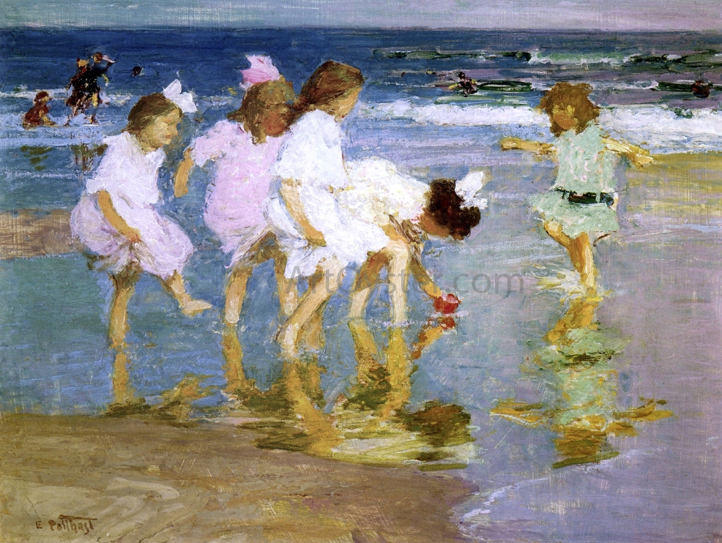 Edward Potthast The Fairies - Hand Painted Oil Painting
