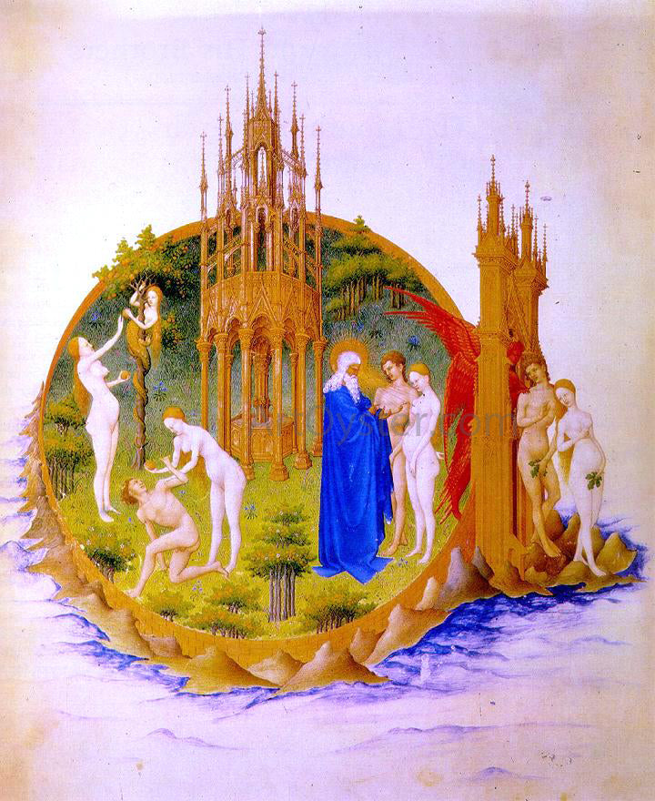 The Johan Limbourg The Fall and the Expulsion from Paradise - Hand Painted Oil Painting