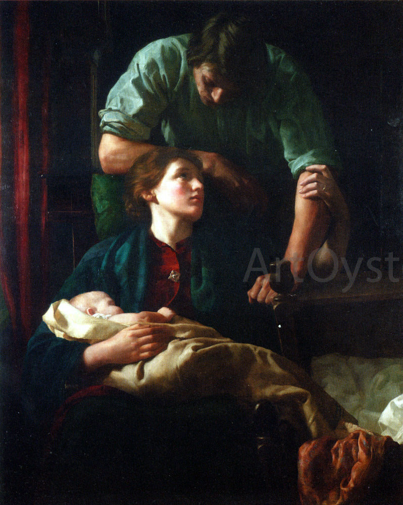 John Dickson Batten The Family - Hand Painted Oil Painting