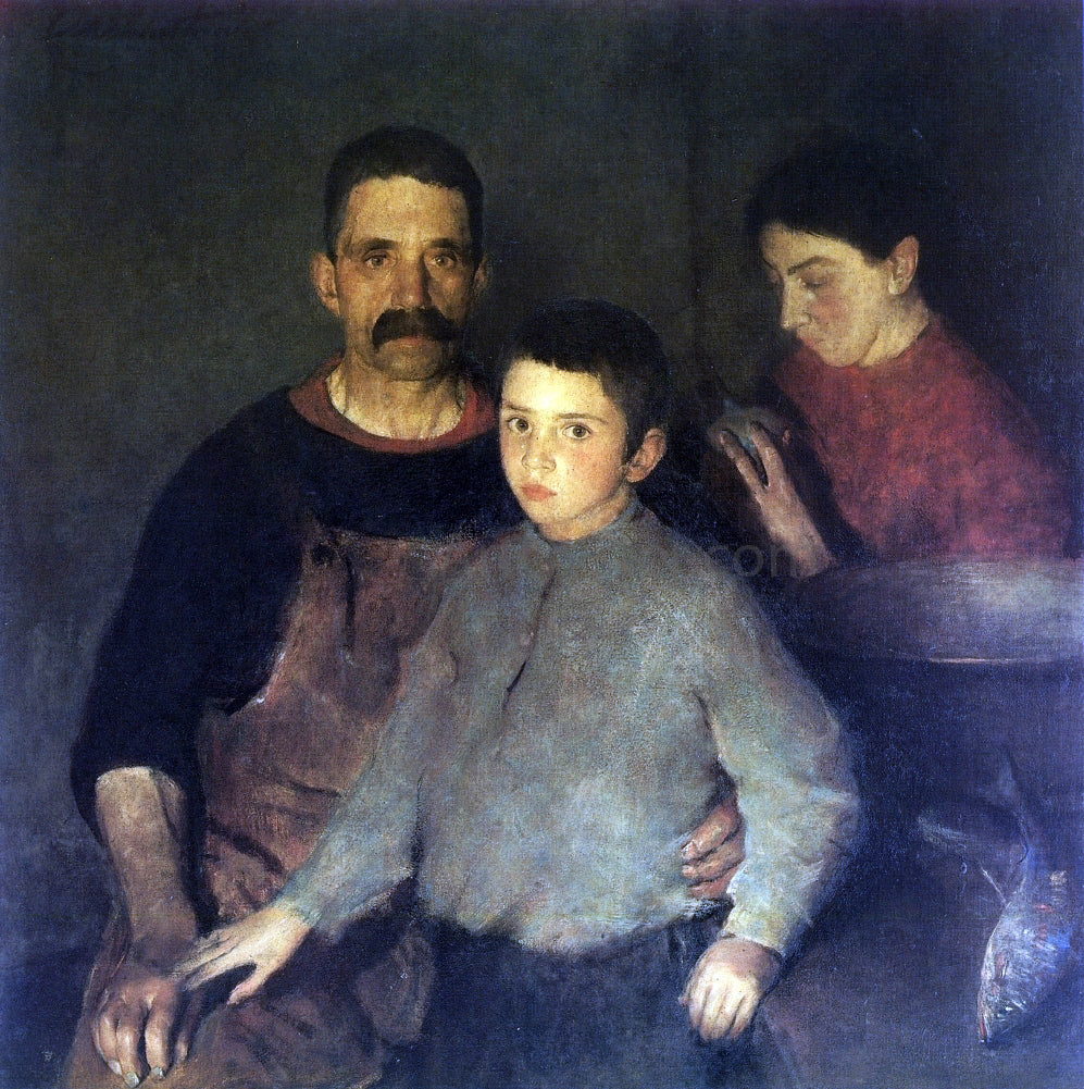 Charles Webster Hawthorne The Family - Hand Painted Oil Painting