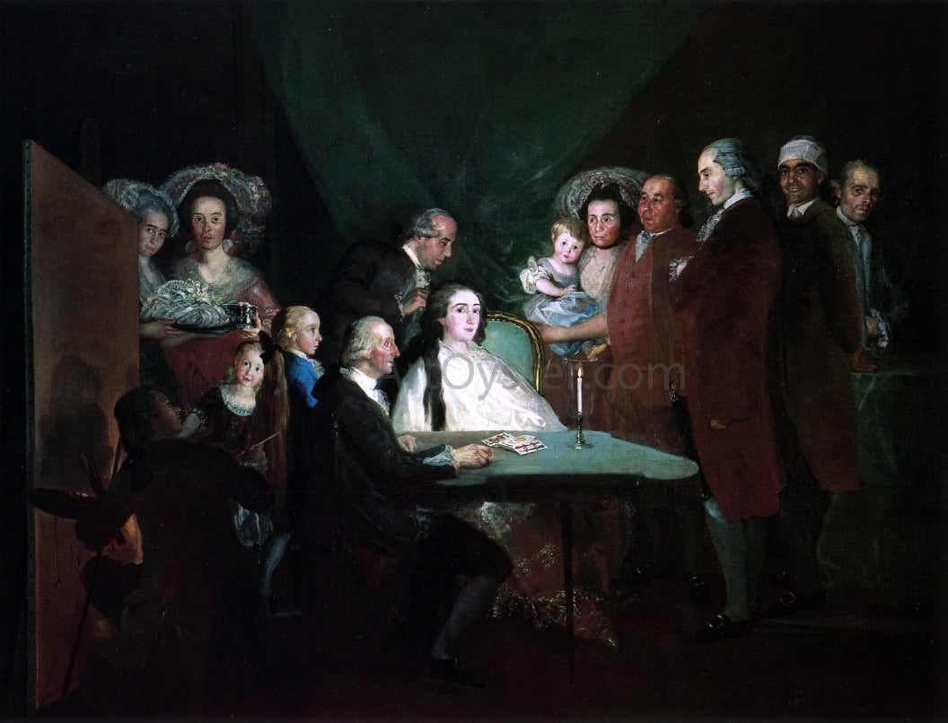 Francisco Jose de Goya Y Lucientes The Family of the Infante Don Luis - Hand Painted Oil Painting