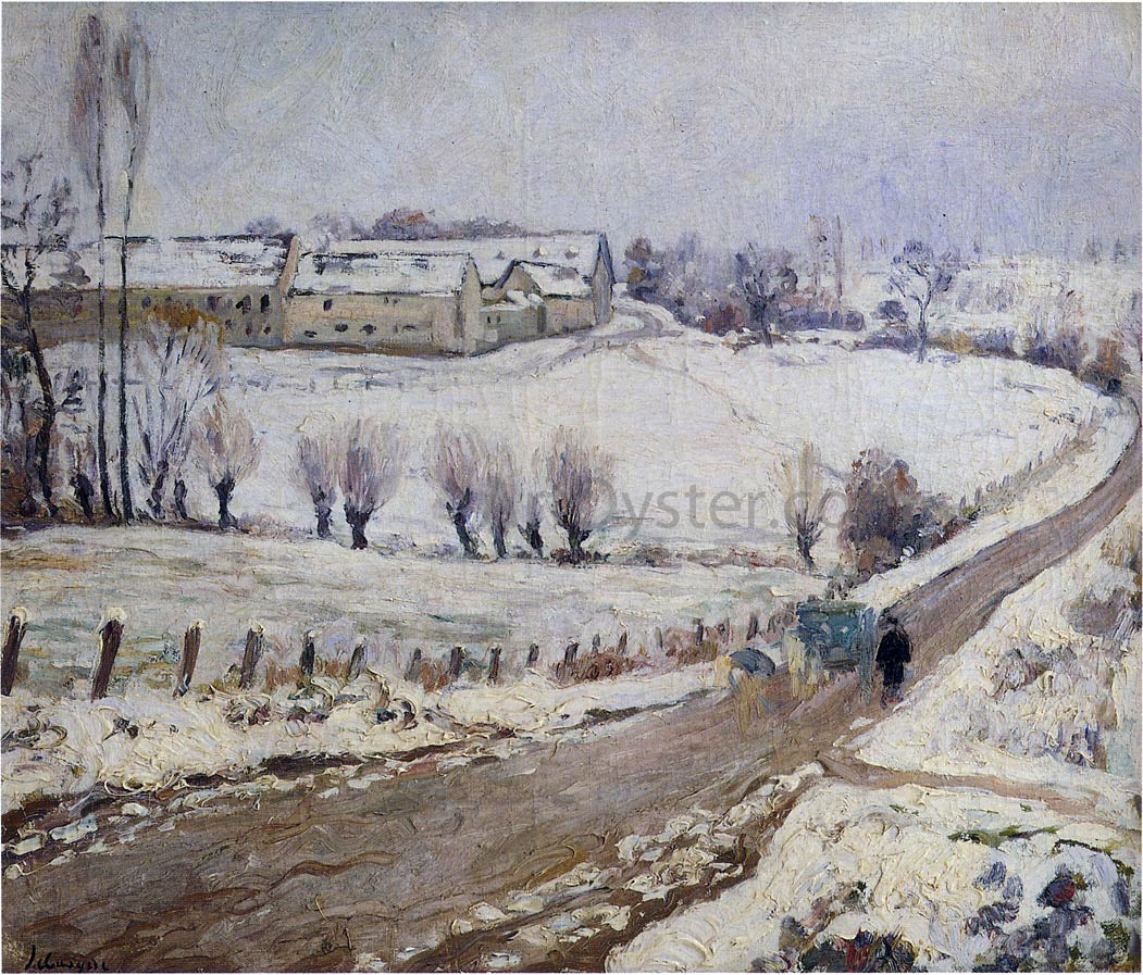 Henri Lebasque The Farm at Lagny in Winter - Hand Painted Oil Painting