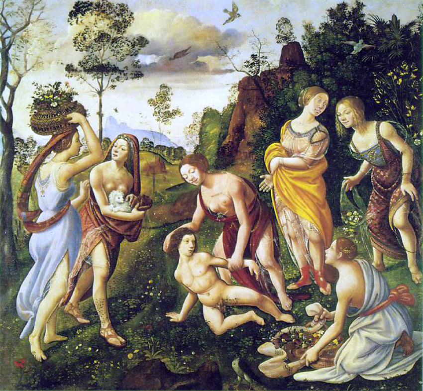 Piero Di Cosimo The Finding of Vulcan on Lemnos - Hand Painted Oil Painting