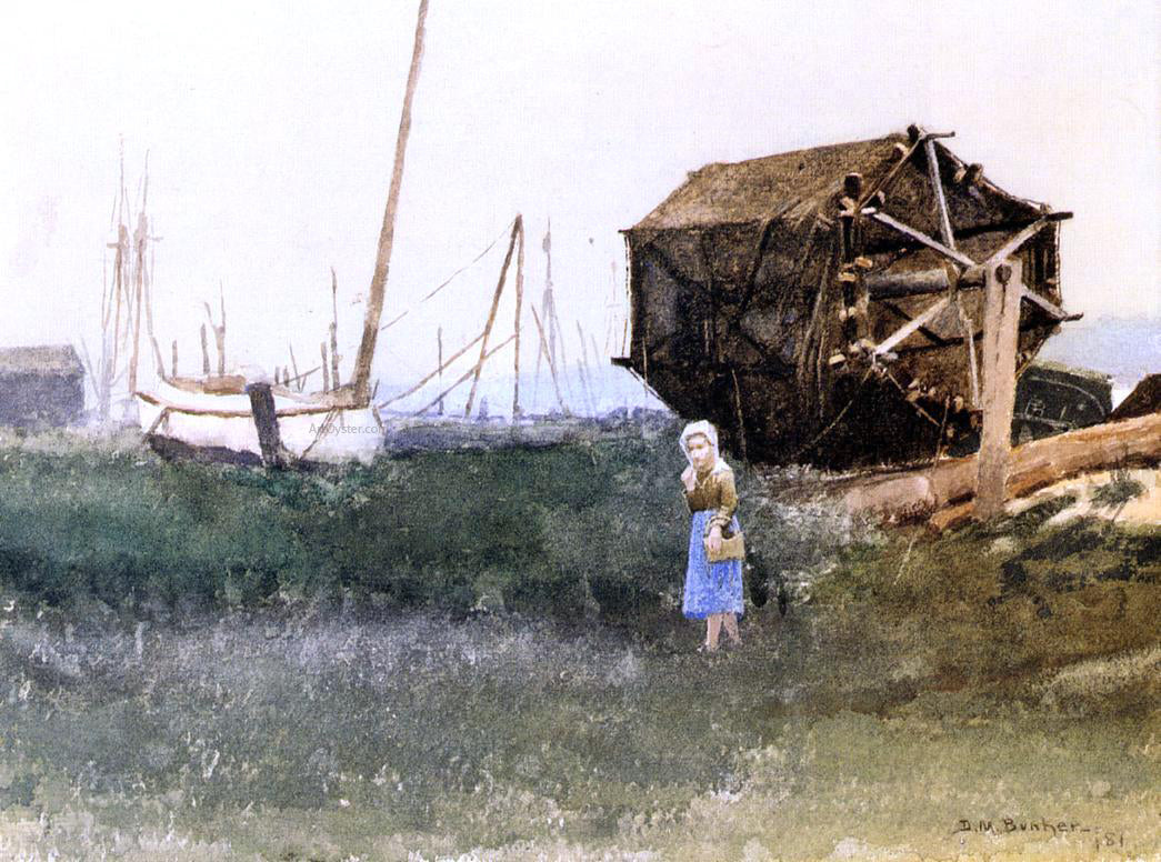  Dennis Miller Bunker The Fisher Girl, Nantucket - Hand Painted Oil Painting