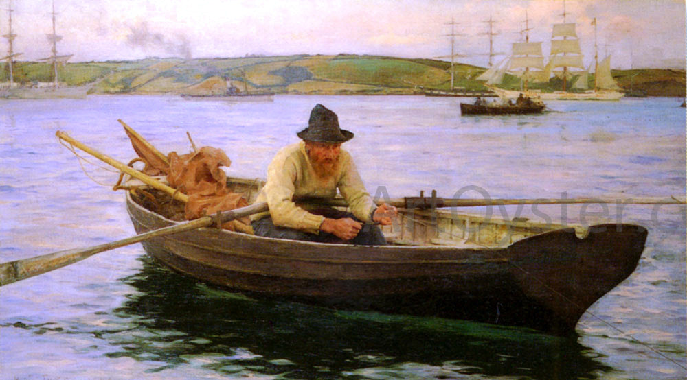 Henry Scott Tuke A Fisherman - Hand Painted Oil Painting