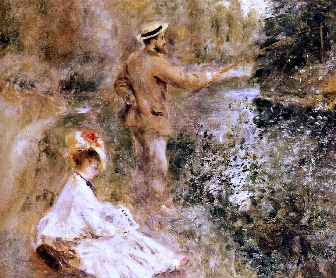 Pierre Auguste Renoir The Fisherman - Hand Painted Oil Painting