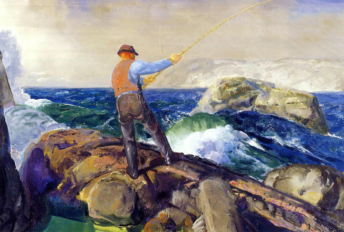Paul Ritter The Fisherman - Hand Painted Oil Painting