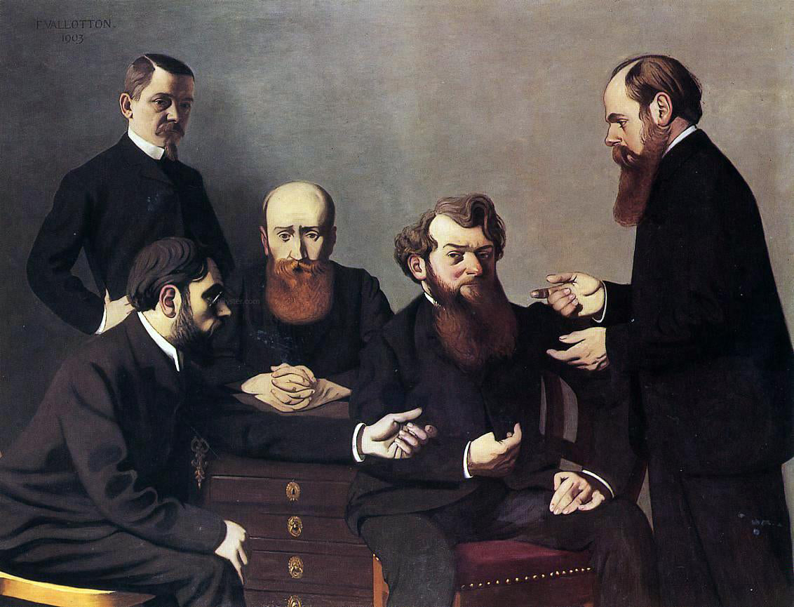 Felix Vallotton The Five Painters - Hand Painted Oil Painting