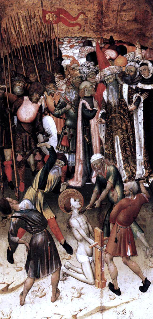 Bernat Martorell The Flagellation of St George - Hand Painted Oil Painting