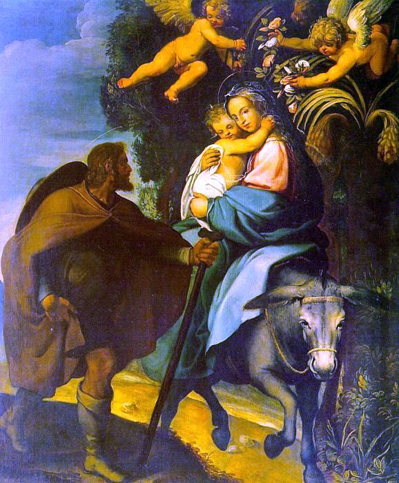 Bartolome Carducho The Flight into Egypt - Hand Painted Oil Painting