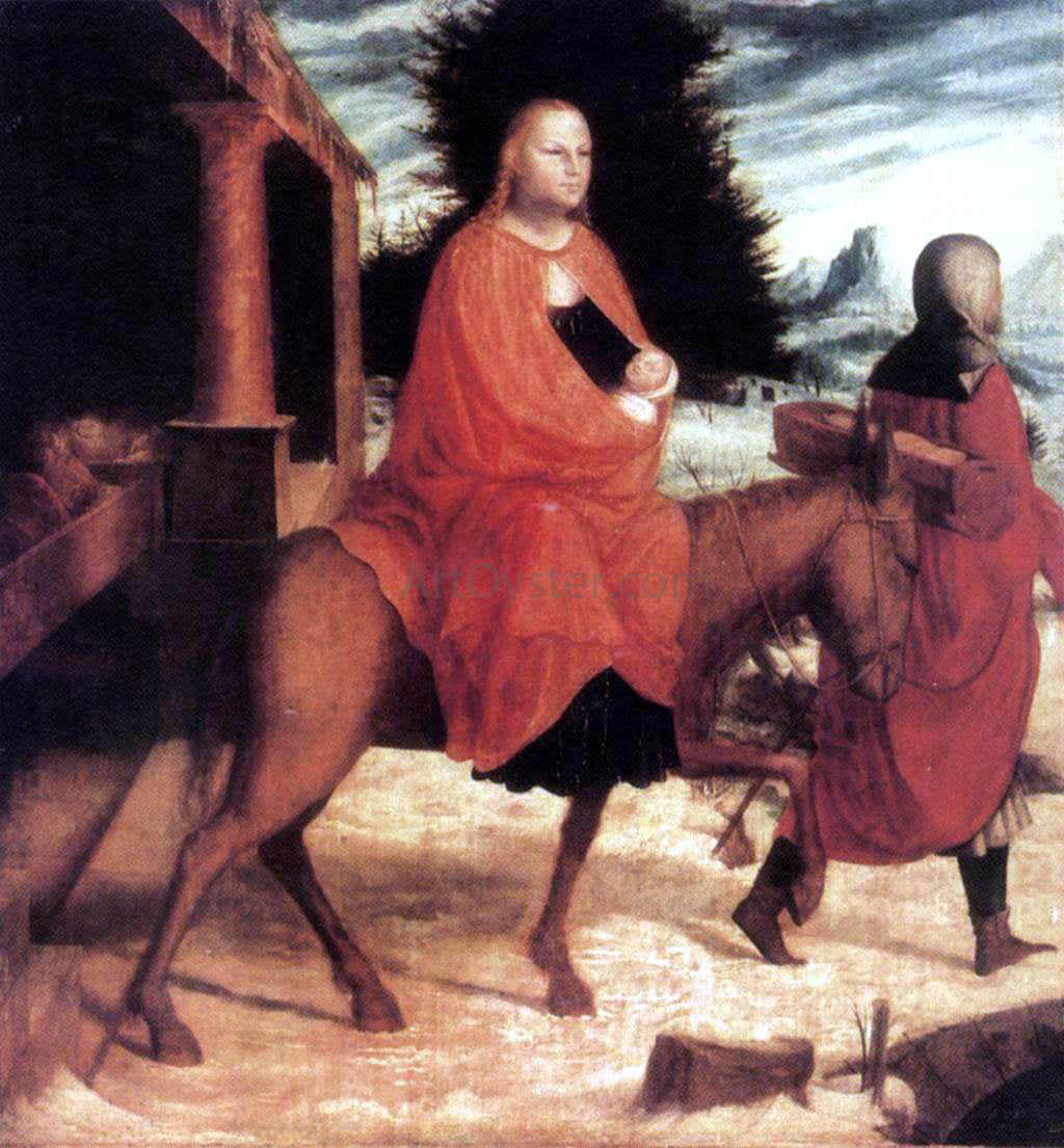 Master ab Monogram The Flight into Egypt - Hand Painted Oil Painting