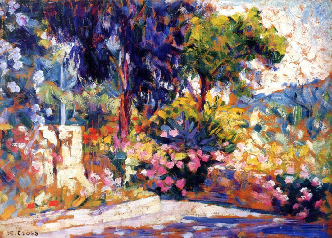 Henri Edmond Cross The Flowered Trees - Hand Painted Oil Painting