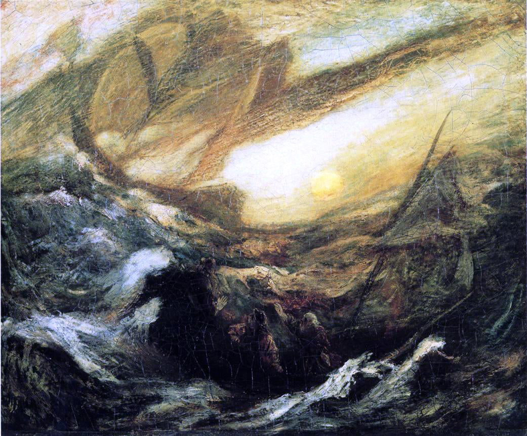 Albert Pinkham Ryder The Flying Dutchman - Hand Painted Oil Painting