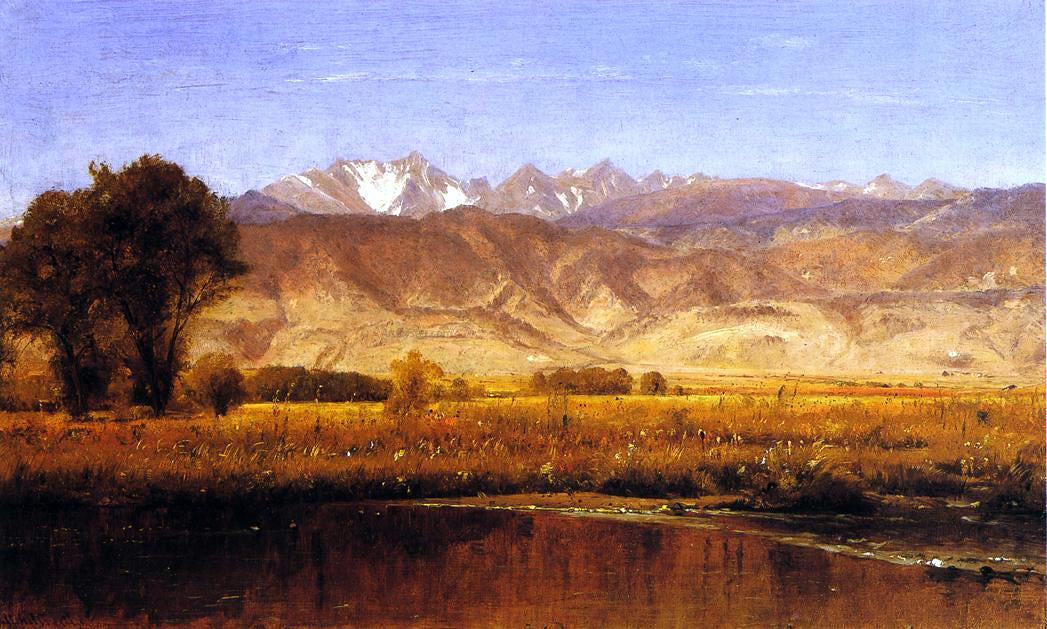 Thomas Worthington Whittredge The Foothills - Hand Painted Oil Painting
