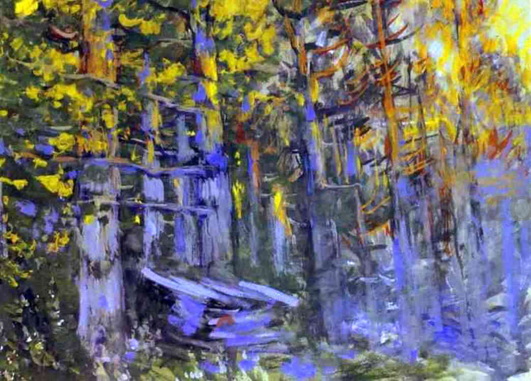 Constantin Alexeevich Korovin The Forest - Hand Painted Oil Painting