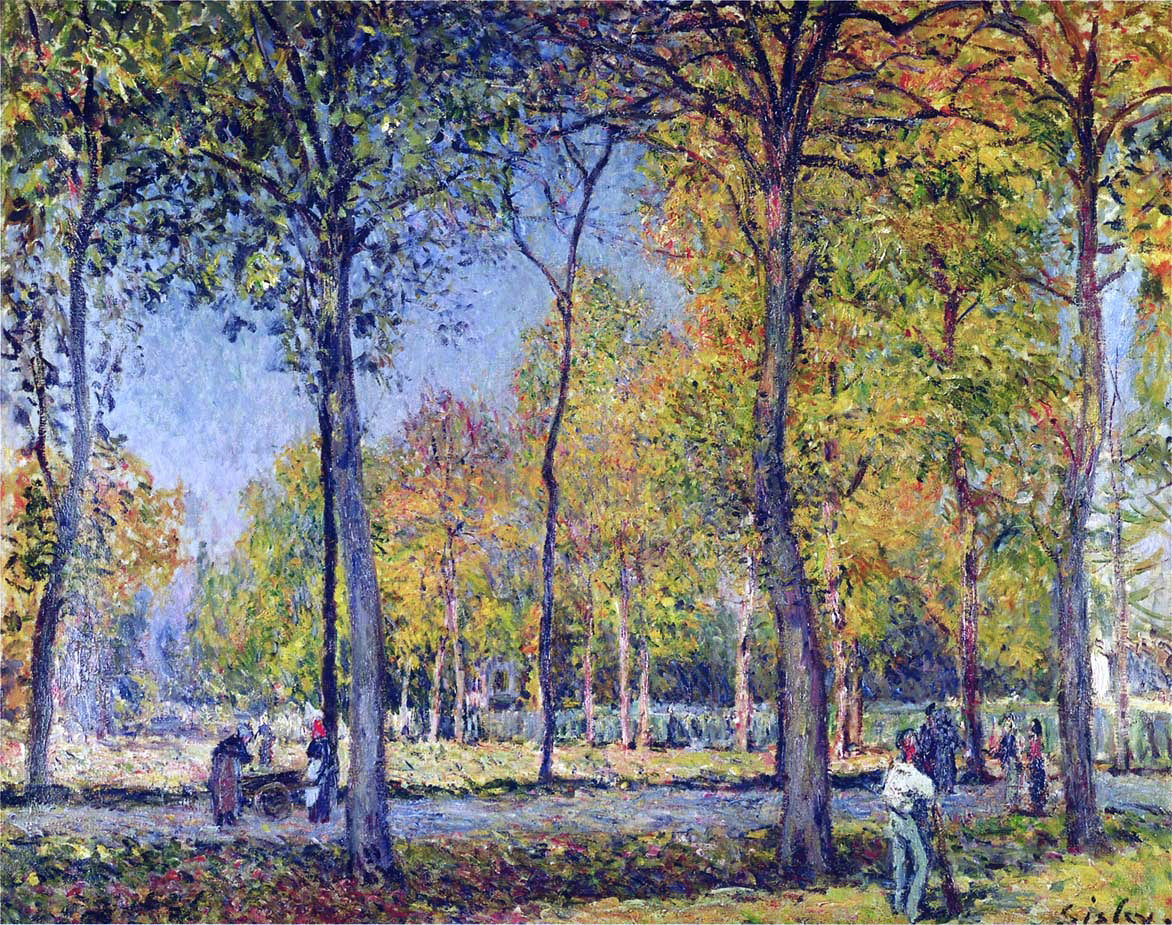 Alfred Sisley The Forest at Boulogne - Hand Painted Oil Painting