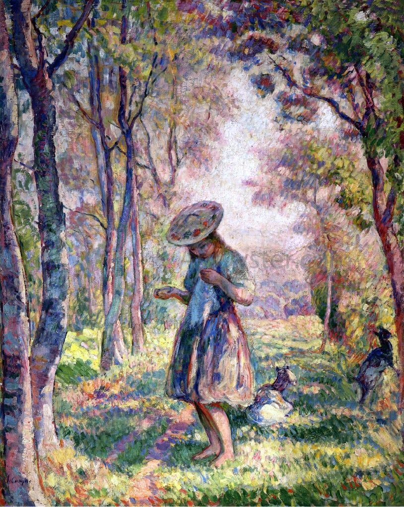 Henri Lebasque A Forest at Pierrefonds - Hand Painted Oil Painting