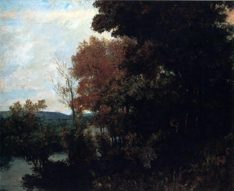  Gustave Courbet The Forest Edge - Hand Painted Oil Painting