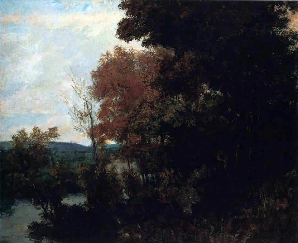 Gustave Courbet The Forest Edge - Hand Painted Oil Painting