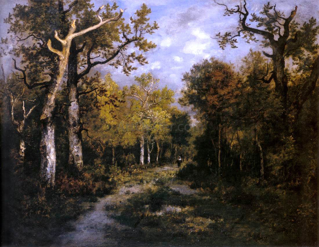 Narcisse Virgilio Diaz De la Pena The Forest in Fontainebleau - Hand Painted Oil Painting