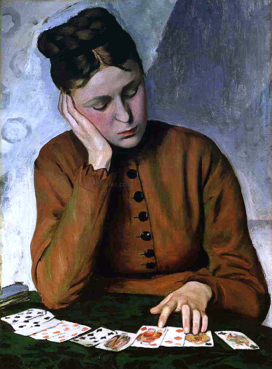  Jean Frederic Bazille The Fortune Teller - Hand Painted Oil Painting