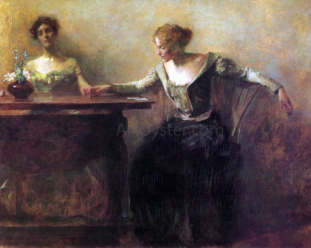  Thomas Wilmer Dewing The Fortune Teller - Hand Painted Oil Painting