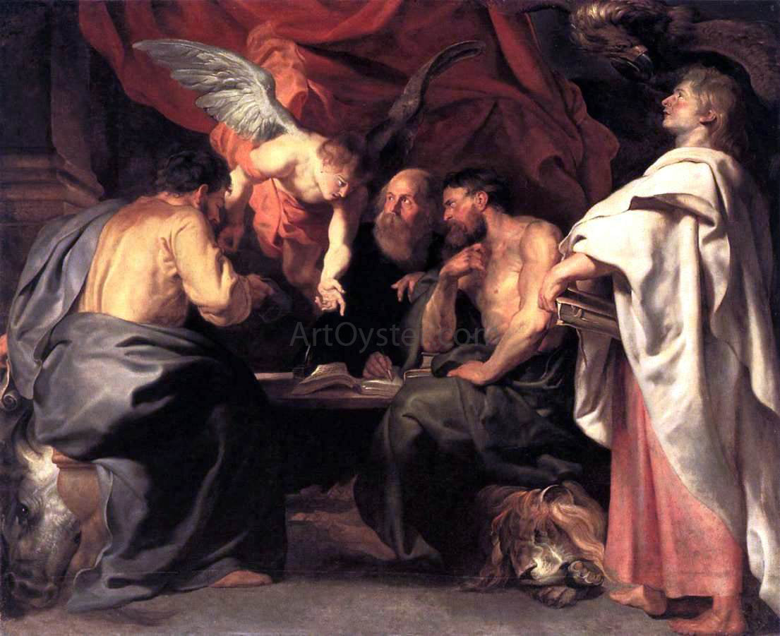 Peter Paul Rubens The Four Evangelists - Hand Painted Oil Painting