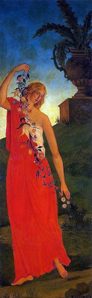 Paul Cezanne The Four Seasons, Spring - Hand Painted Oil Painting