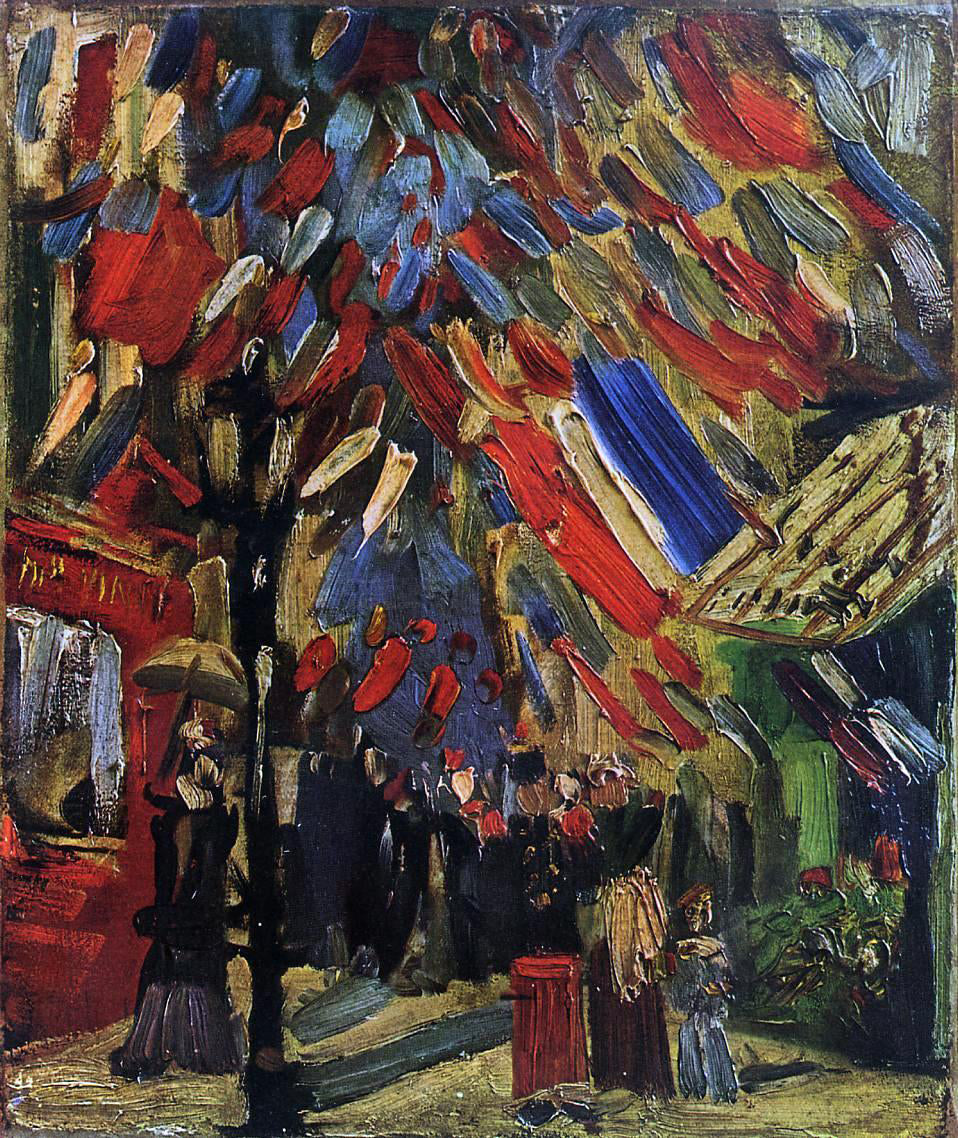  Vincent Van Gogh The Fourteenth of July Celebration in Paris - Hand Painted Oil Painting