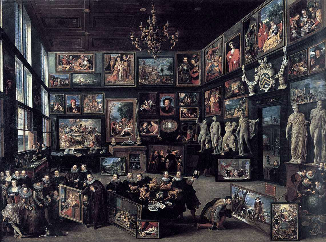 Willem Van Haecht The Gallery of Cornelis van der Geest - Hand Painted Oil Painting